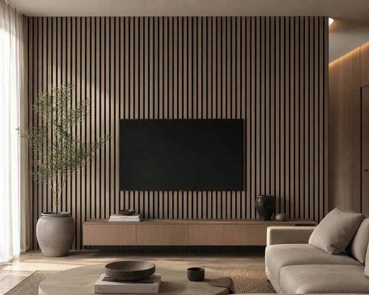 Pack 22 Wall Panel Black Ground Gris humo