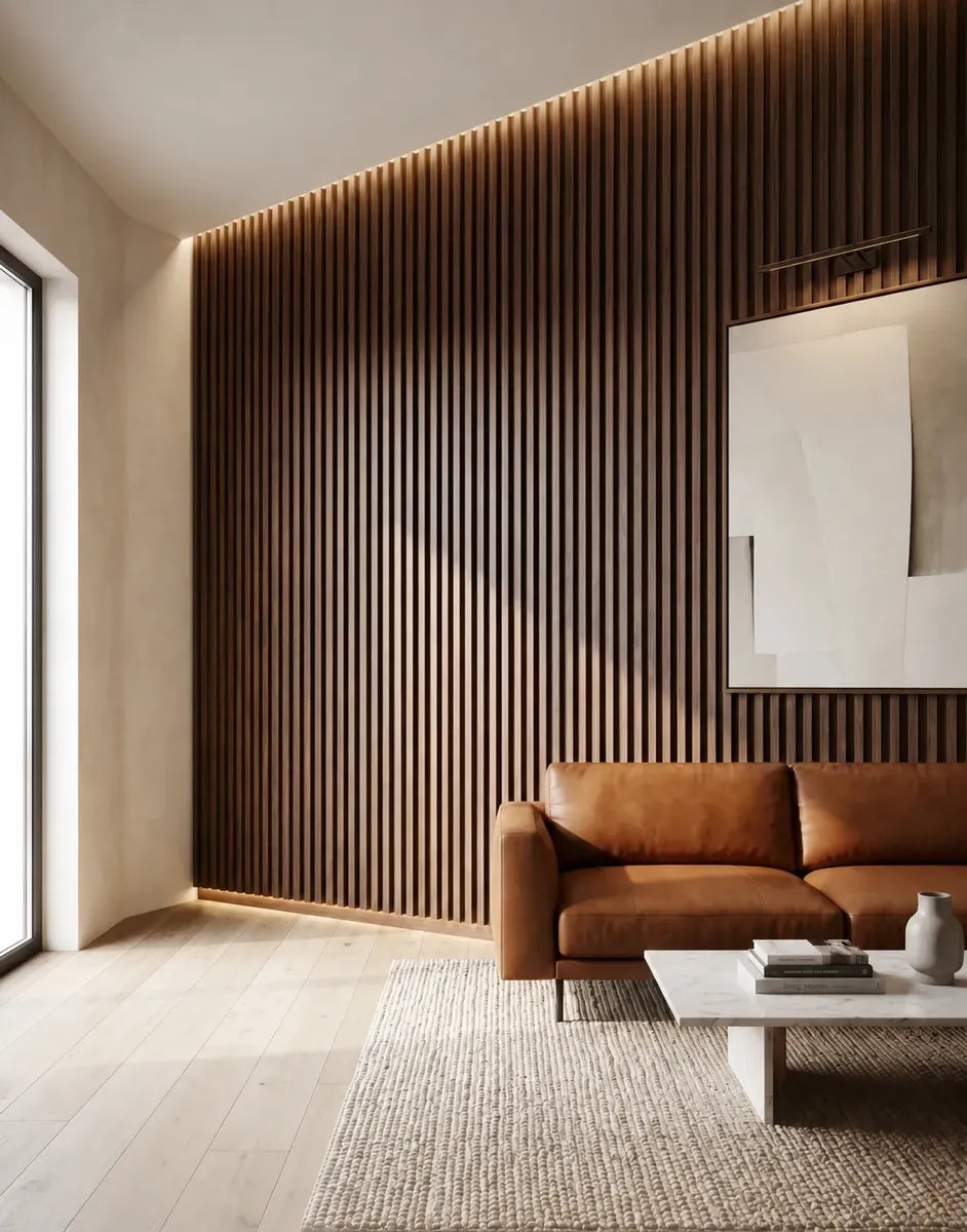 Pack 10 Wall Panel Cerezo oscuro WPC