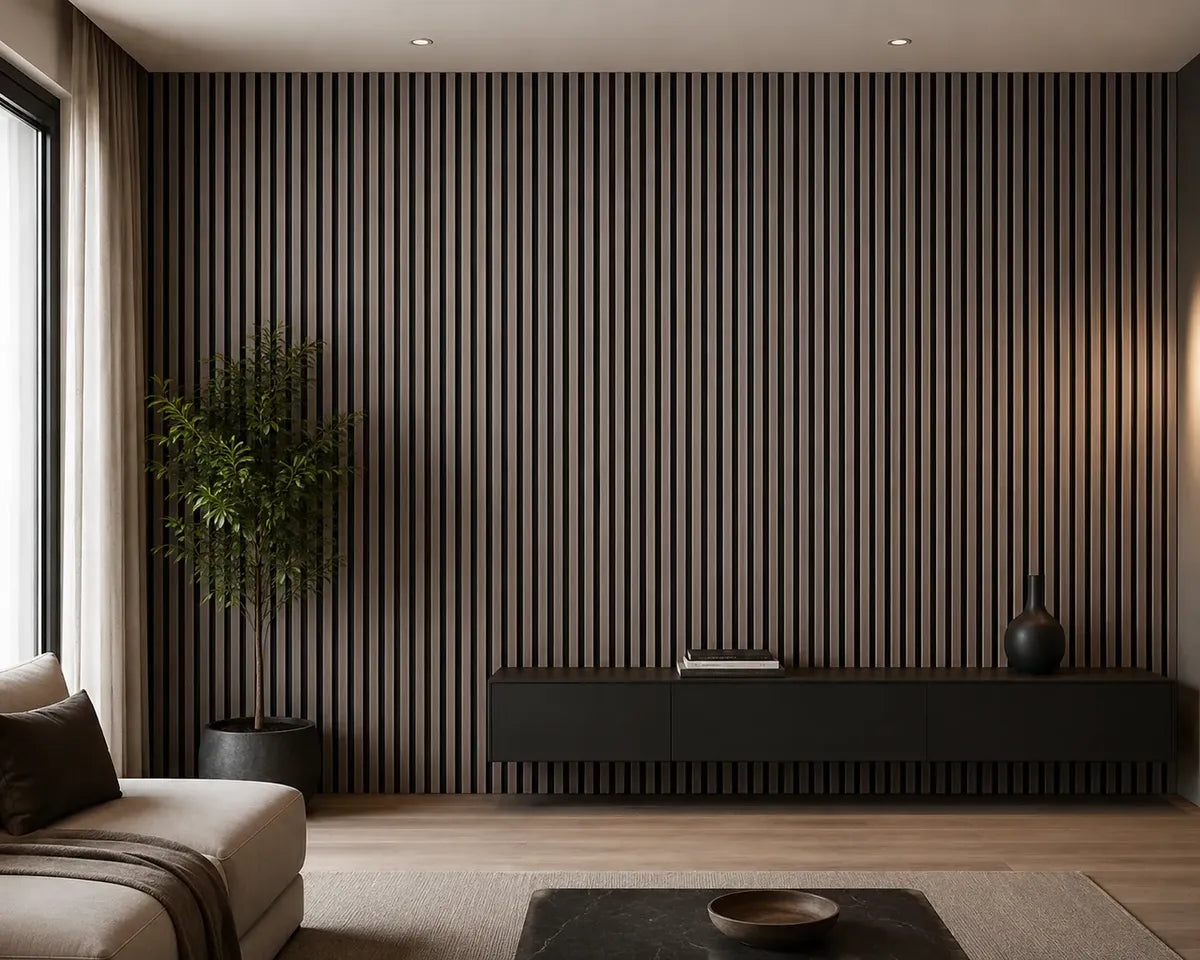 Pack 22 Wall Panel Black Ground Beige