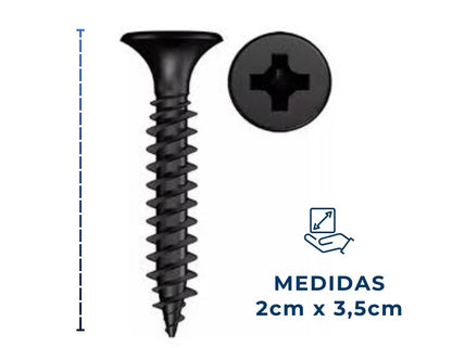Tornillos para fijación de Wall Panel Caja 100 unidades